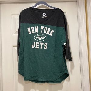 3/4 jets t shirt